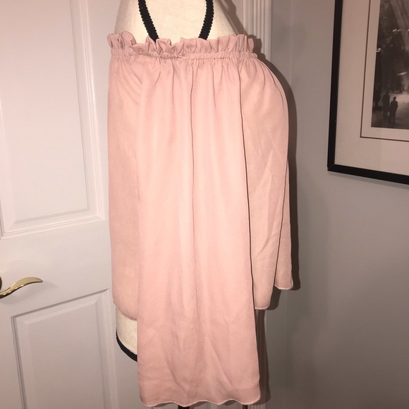 Missy empire chiffon off the shoulder blouse - Picture 2 of 3